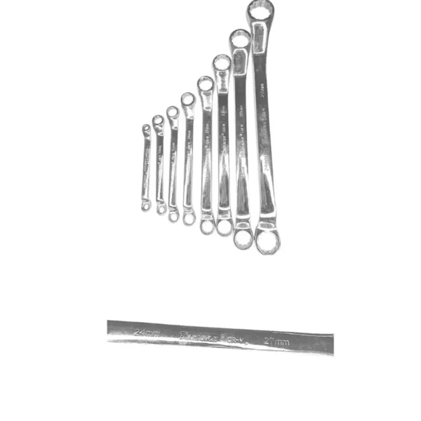 Ensemble de clés doubles de 8 pièces de 55 mm à 27 mm